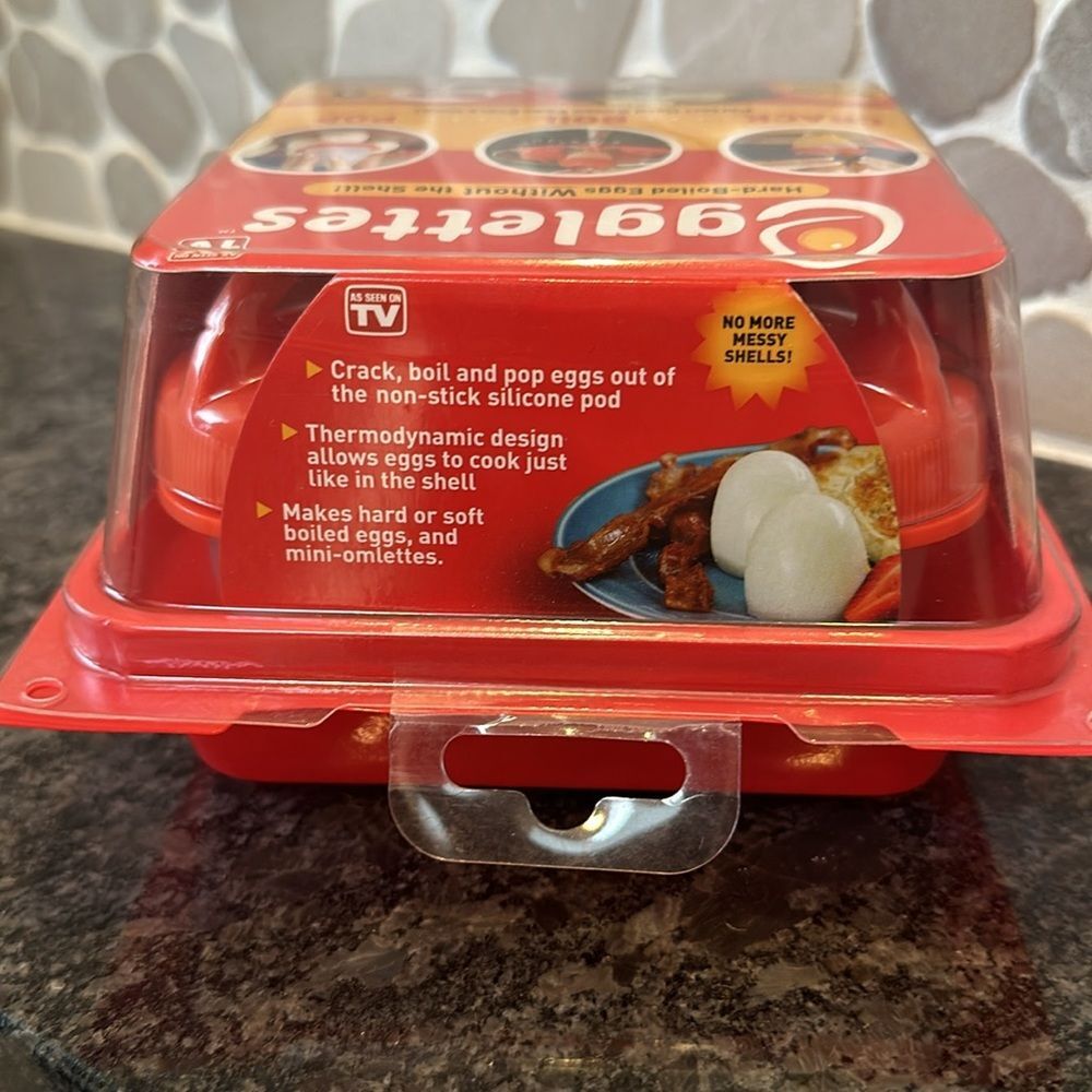 NWT Egglettes hard boiled egg cooker - Picture 3 of 6